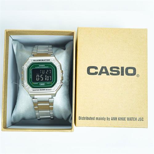 Đồng hồ Casio 43.2 mm Nam W-218HD-3AVDF Màu Bạc