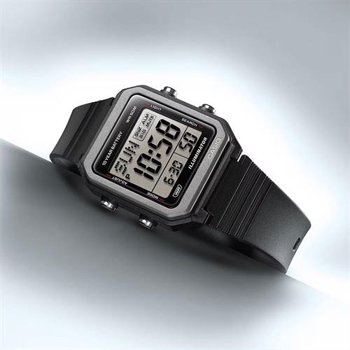 Đồng hồ Casio 38.4 mm Unisex W-221H-1AVDF Màu Đen