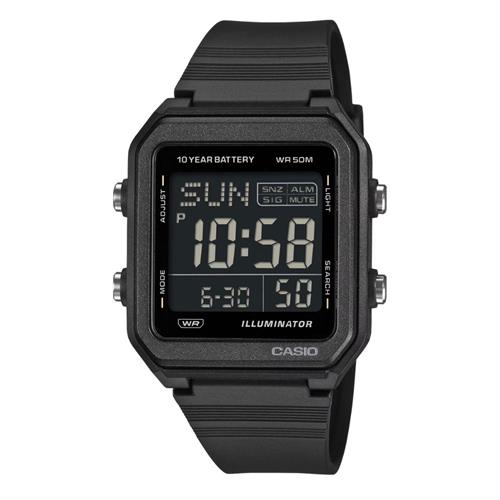 Đồng hồ Casio 38.4 mm Unisex W-221H-1BVDF Màu Đen