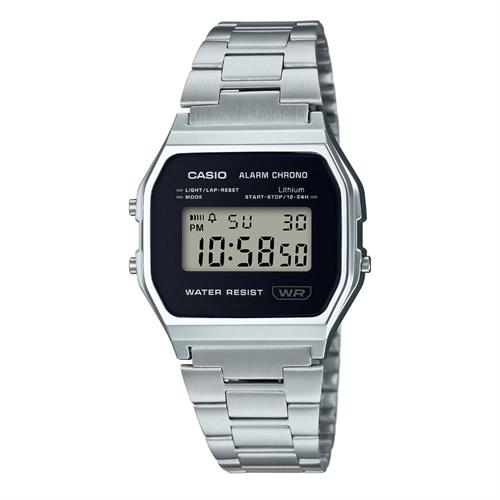 Đồng hồ Casio 33.2 mm Unisex A158WEA-1DF Màu Bạc