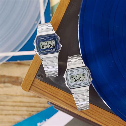Đồng hồ Casio 33.2 mm Unisex A158WEA-2DF Màu Bạc