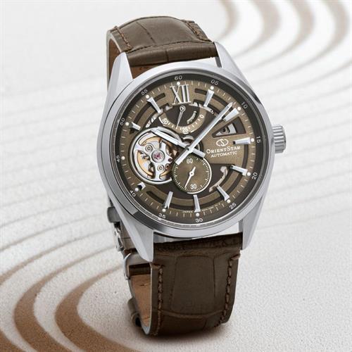 Đồng hồ Orient 41 mm Nam RE-AV0139Y00B Màu Nâu