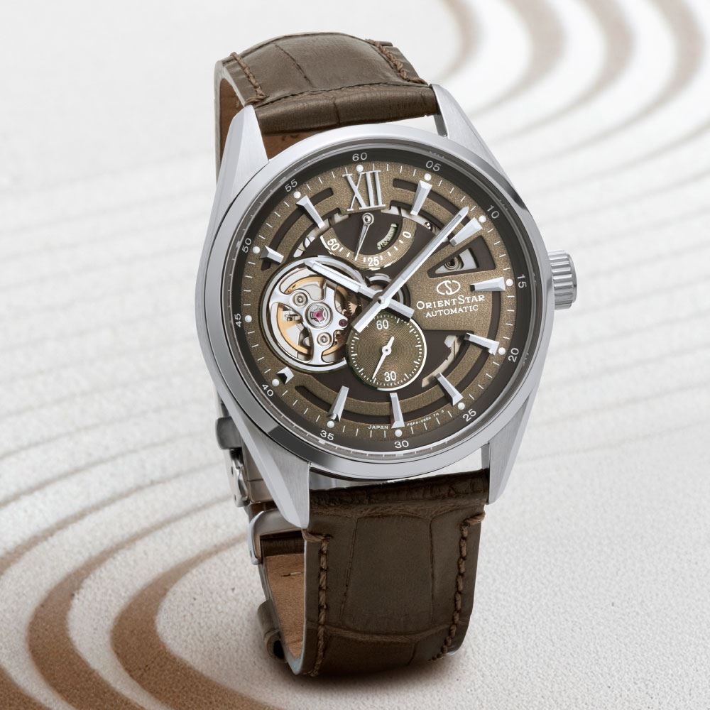 Đồng hồ Orient 41 mm Nam RE-AV0139Y00B Màu Nâu