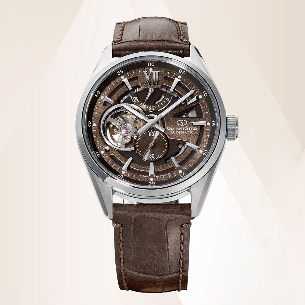 Đồng hồ Orient 41 mm Nam RE-AV0139Y00B Màu Nâu