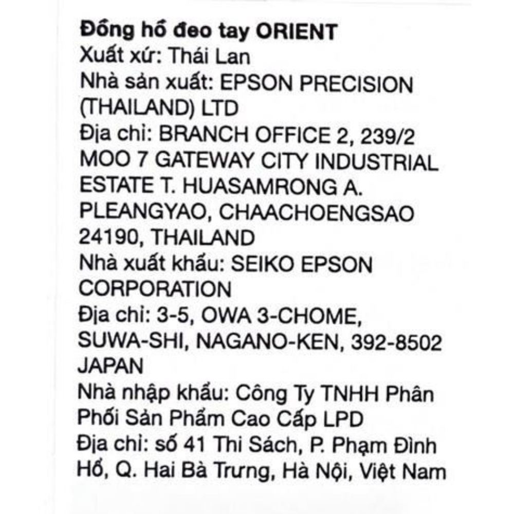 Đồng hồ Orient 41.5 mm Nam RA-AK0314E30B Màu Bạc