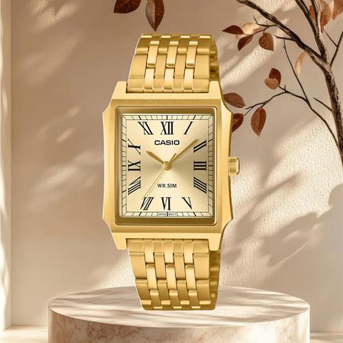 Đồng hồ Casio 31.5 mm Nam MTP-B190G-9BVDF Màu Vàng