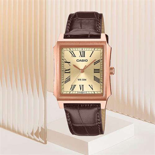 Đồng hồ Casio 31.5 mm Nam MTP-B190RGL-9BVDF Màu Nâu