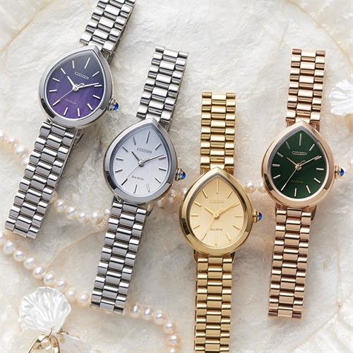 Đồng hồ Citizen 35 mm Nữ EM1202-50P Màu Vàng