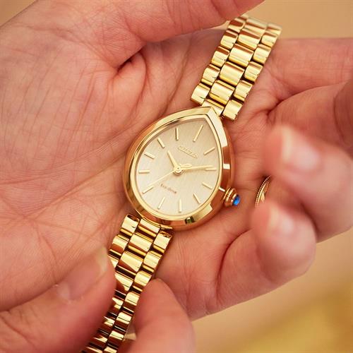 Đồng hồ Citizen 35 mm Nữ EM1202-50P Màu Vàng