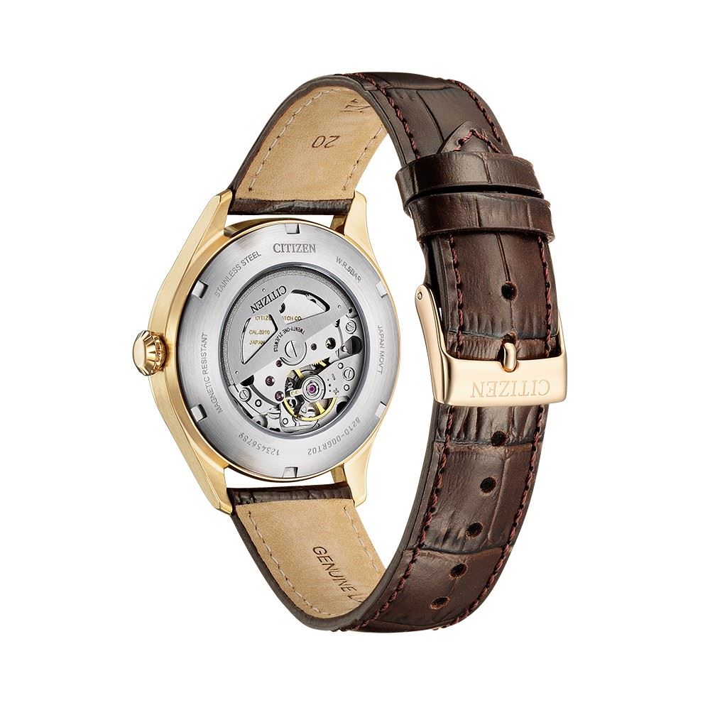 Đồng hồ Citizen 40 mm Nam NJ0243-06A Màu Nâu