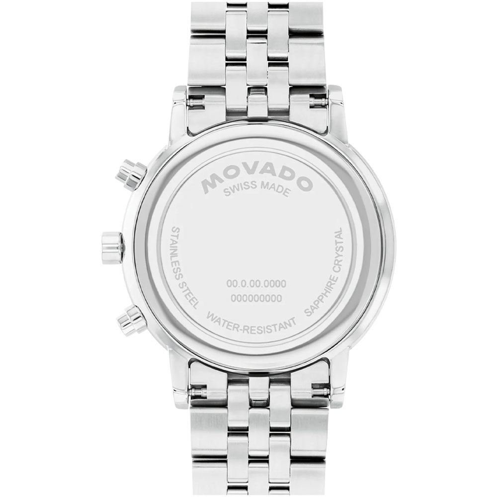 Đồng hồ MOVADO 42 mm Nam 607998 Màu Bạc