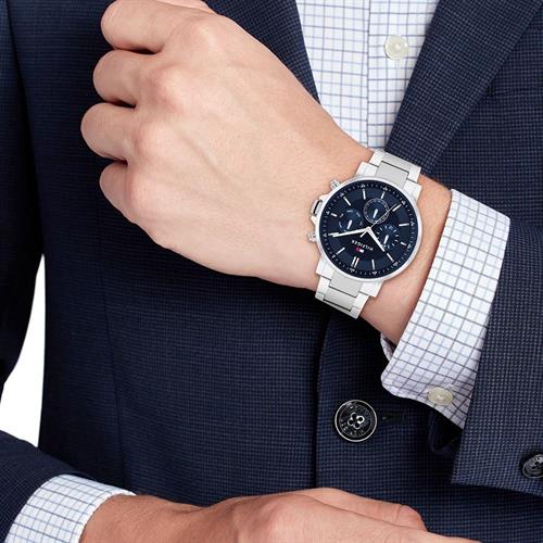 Đồng hồ Tommy Hilfiger 44 mm Nam 1710588 Màu Bạc