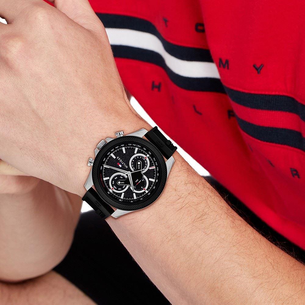 Đồng hồ Tommy Hilfiger 46 mm Nam 1792082 Màu Đen