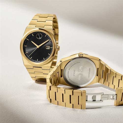 Đồng hồ MOVADO 40 mm Nam 3601223 Màu Vàng
