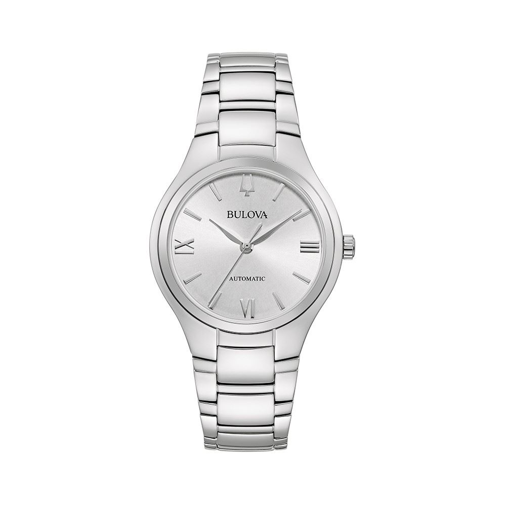 Đồng hồ Bulova 34 mm Nữ 96L318 Màu Bạc