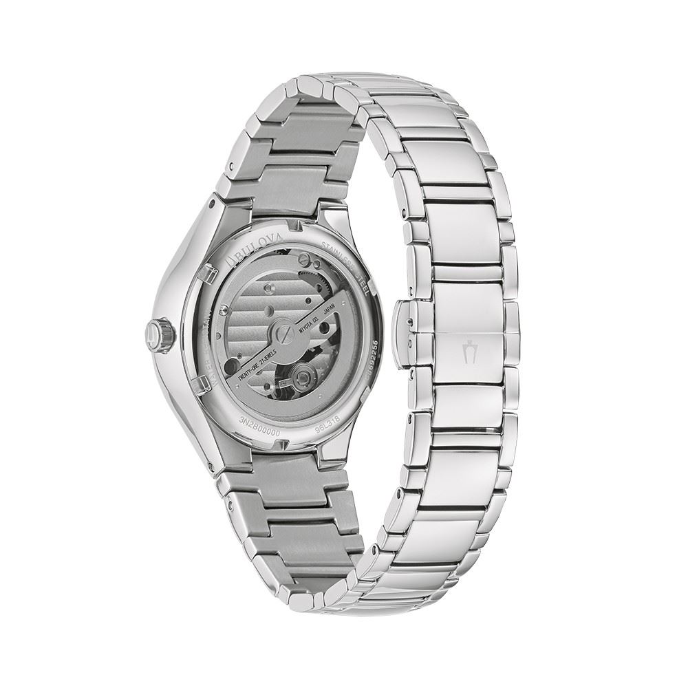 Đồng hồ Bulova 34 mm Nữ 96L318 Màu Bạc