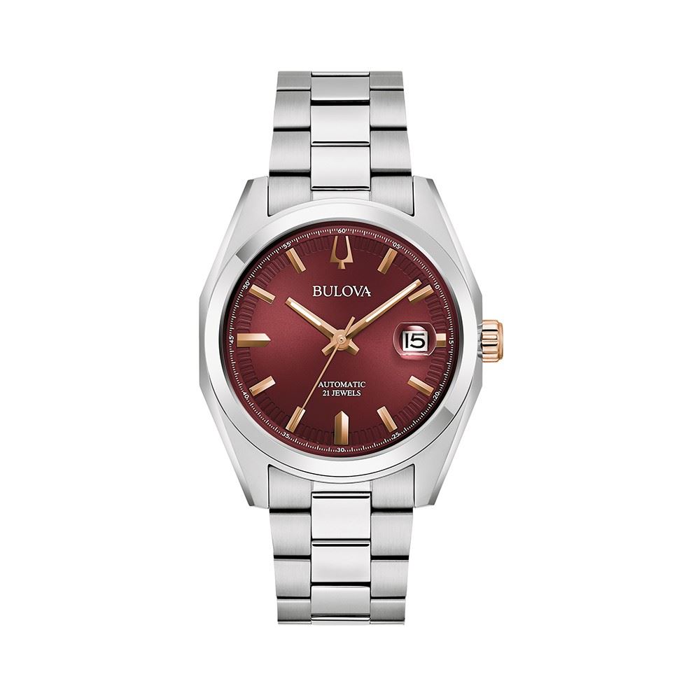 Đồng hồ Bulova 39 mm Nam 98B422 Màu Bạc