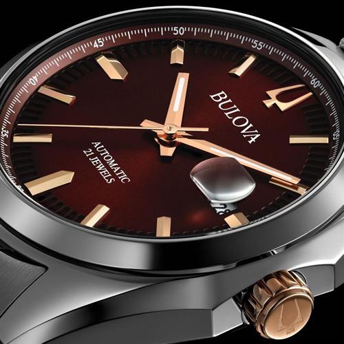 Đồng hồ Bulova 39 mm Nam 98B422 Màu Bạc