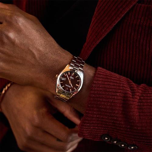 Đồng hồ Bulova 39 mm Nam 98B422 Màu Bạc