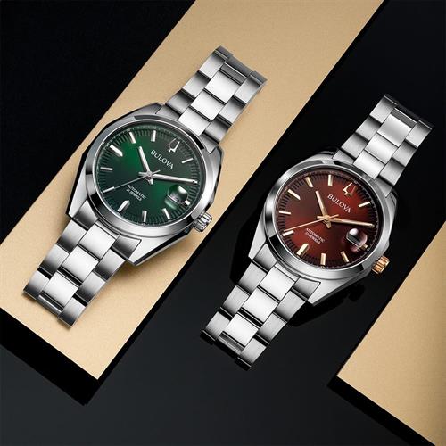 Đồng hồ Bulova 39 mm Nam 98B422 Màu Bạc