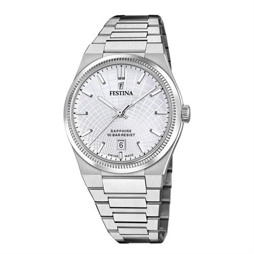 Đồng hồ Festina Rive 40 mm Nam F20051/1 Màu Bạc