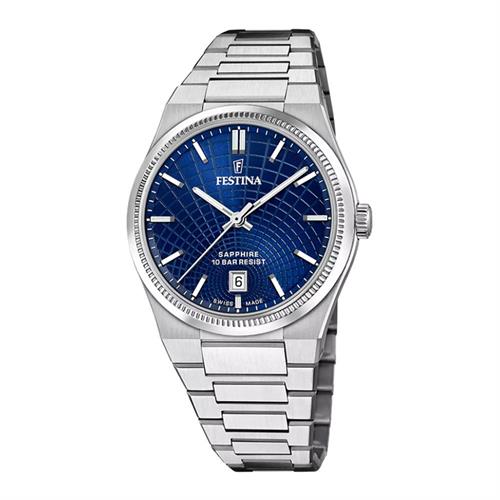 Đồng hồ Festina Rive 40 mm Nam F20051/4 Màu Bạc