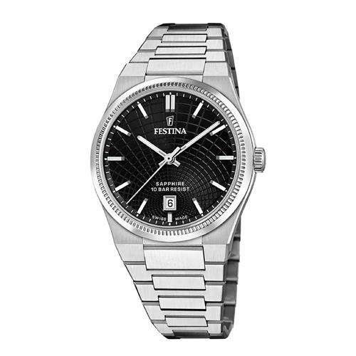 Đồng hồ Festina Rive 40 mm Nam F20051/6 Màu Bạc