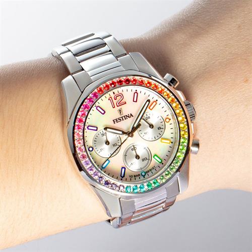Đồng hồ Festina Boyfriend 38.1 mm Nữ F20606/2 Màu Bạc