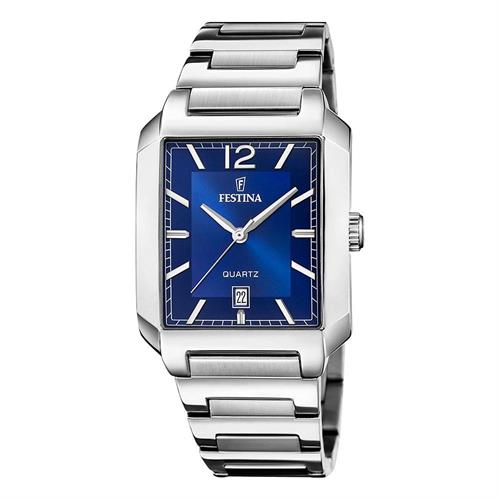 Đồng hồ Festina On The Square 36 mm Nam F20677/3 Màu Bạc