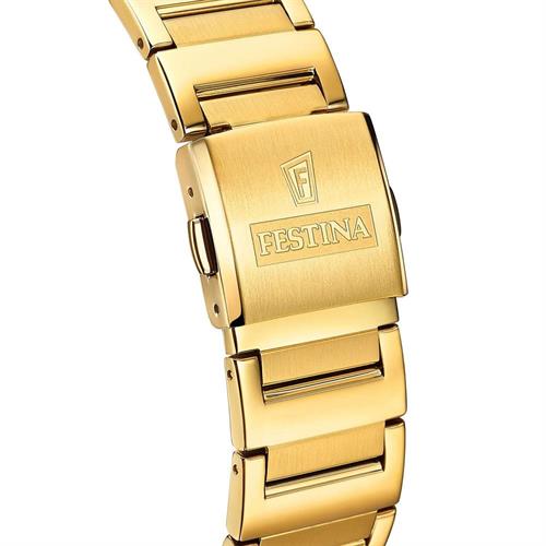 Đồng hồ Festina On The Square 36 mm Nam F20678/1 Màu Vàng
