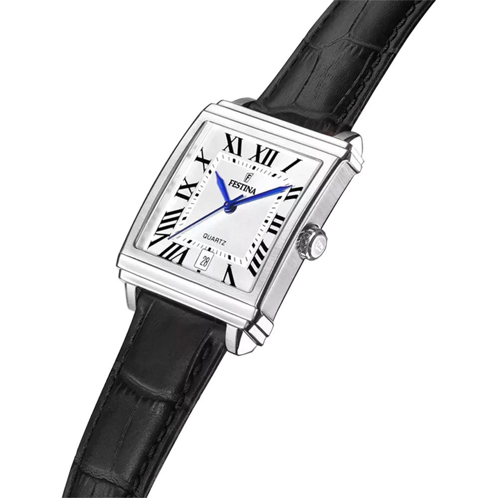 Đồng hồ Festina On The Square 39 mm Nam F20681/1 Màu Đen