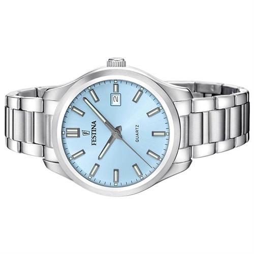 Đồng hồ Festina Acero Clasico 42 mm Nam F20736/2 Màu Bạc