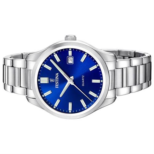 Đồng hồ Festina Acero Clasico 42 mm Nam F20736/3 Màu Bạc