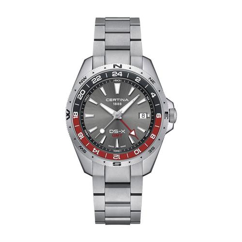 Đồng hồ CERTINA DS-X GMT 41.2 mm Nam C047.452.11.081.01 Màu Bạc