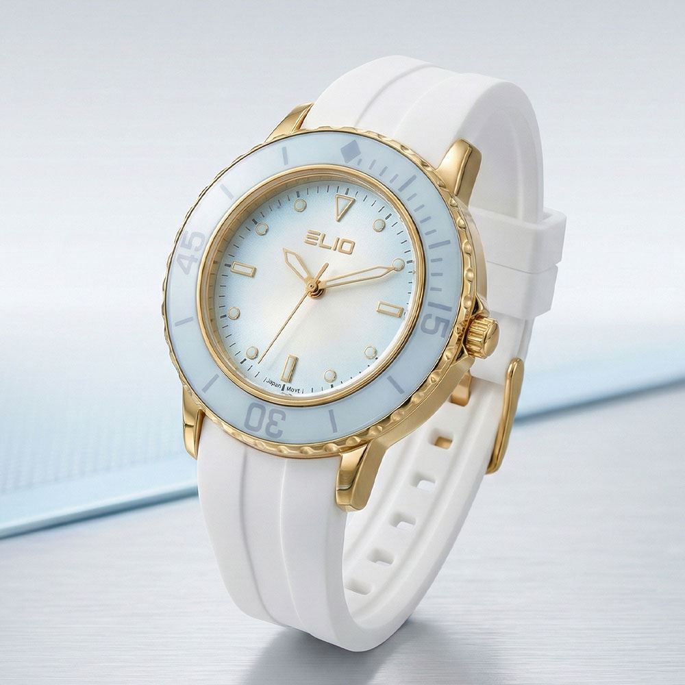 Đồng hồ Elio 33 mm Nữ ES279-02 Màu Trắng