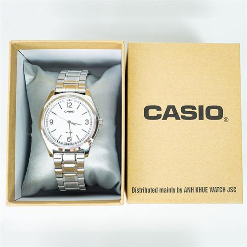 Đồng hồ Casio 39.5 mm Nam MTP-B210D-7AVDF Màu Bạc