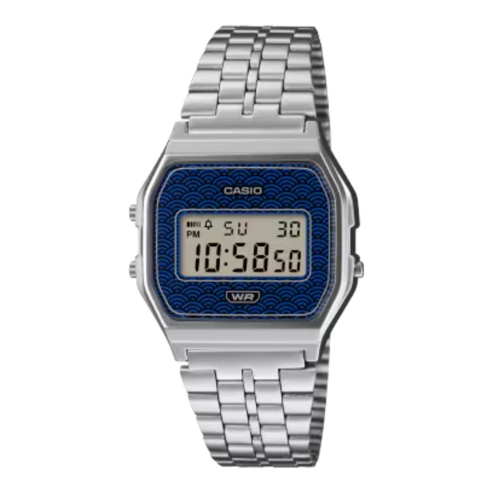 Đồng hồ Casio Vintage 33.2 mm Unisex A159WEVJ-2DR Màu Bạc