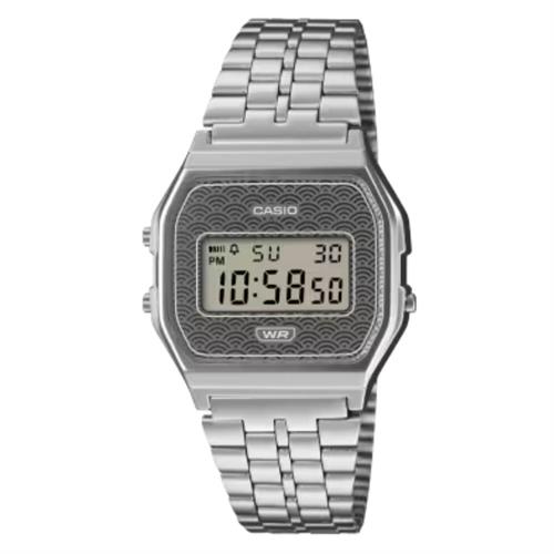 Đồng hồ Casio 33.2 mm Unisex A159WEVJ-7DR Màu Bạc