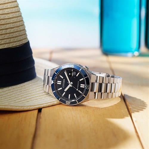 Đồng hồ Citizen 40 mm Nam NJ0230-59L Màu Bạc