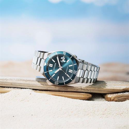 Đồng hồ Citizen 40 mm Nam NJ0231-56L Màu Bạc