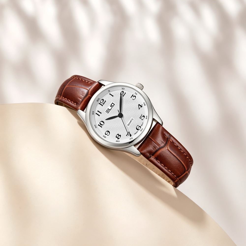 Đồng hồ Elio 29 mm Nữ EL197-02 Màu Nâu