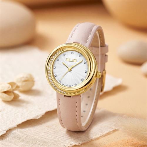 Đồng hồ Elio 30 mm Nữ EL201-03 Màu Kem
