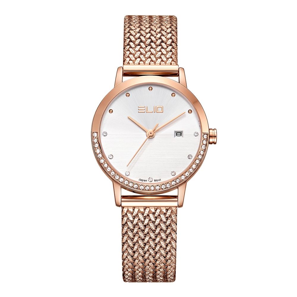 Đồng hồ Elio 30 mm Nữ ES300-01 Màu Vàng Hồng