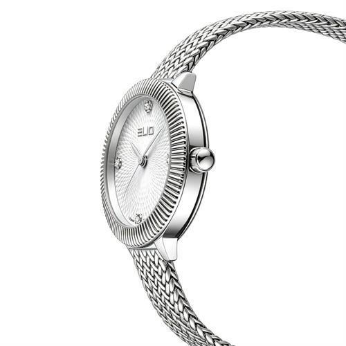Đồng hồ Elio 28 mm Nữ ES293-03 Màu Bạc