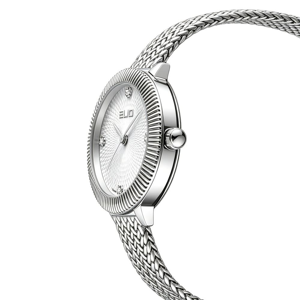 Đồng hồ Elio 28 mm Nữ ES293-03 Màu Bạc