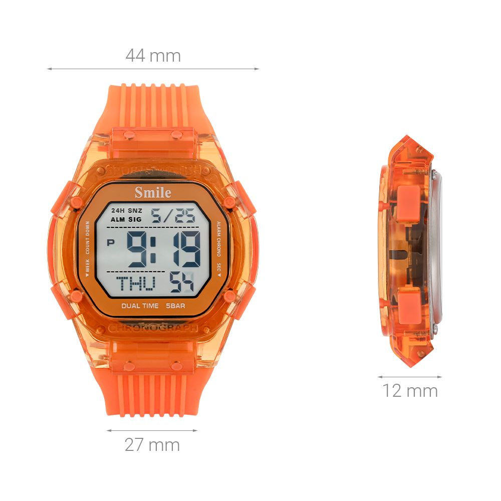 Đồng hồ Smile Kid 44 mm Trẻ em SL312-02 Màu Cam