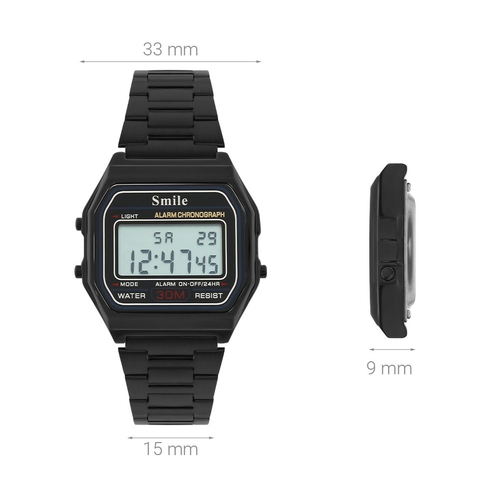 Đồng hồ Smile Kid 33 mm Trẻ em SL308-02 Màu Đen