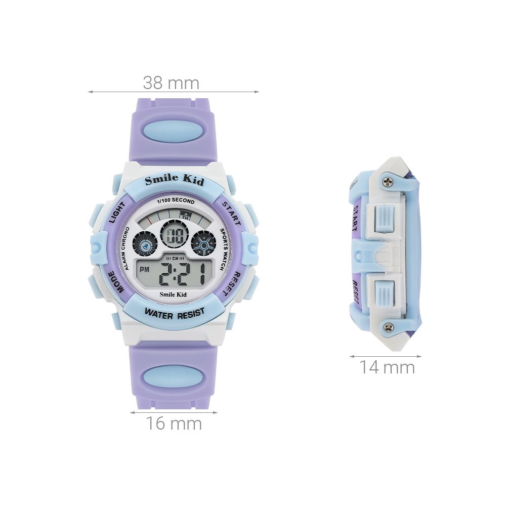 Đồng hồ Smile Kid 38 mm Trẻ em SL273-05 Màu Tím