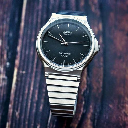 Đồng hồ Casio 34.9 mm Nam MQ-24DA-1ADF Màu Bạc