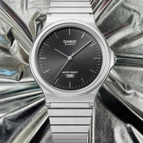 Đồng hồ Casio 34.9 mm Nam MQ-24DA-1ADF Màu Bạc